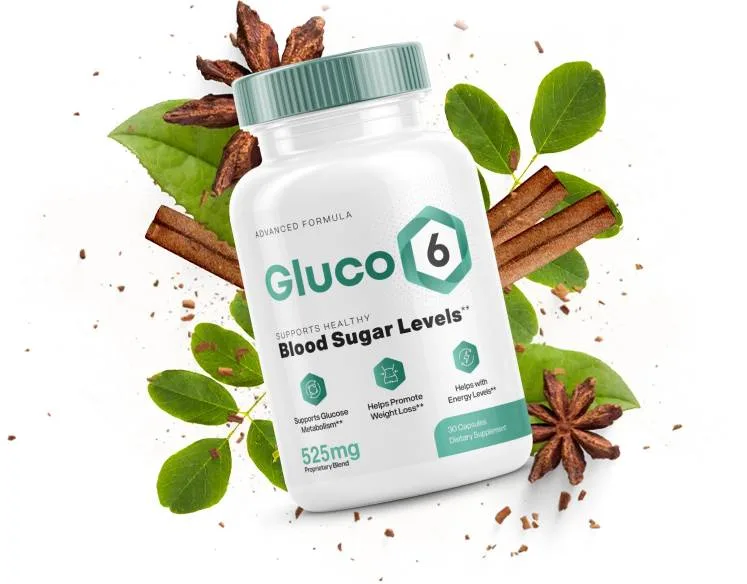 Gluco6 supplement bottle