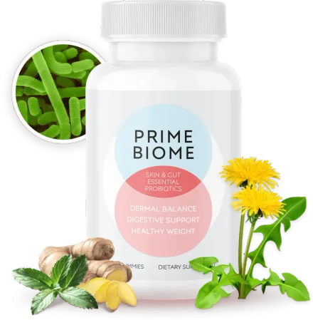 PrimeBiome supplement bottle